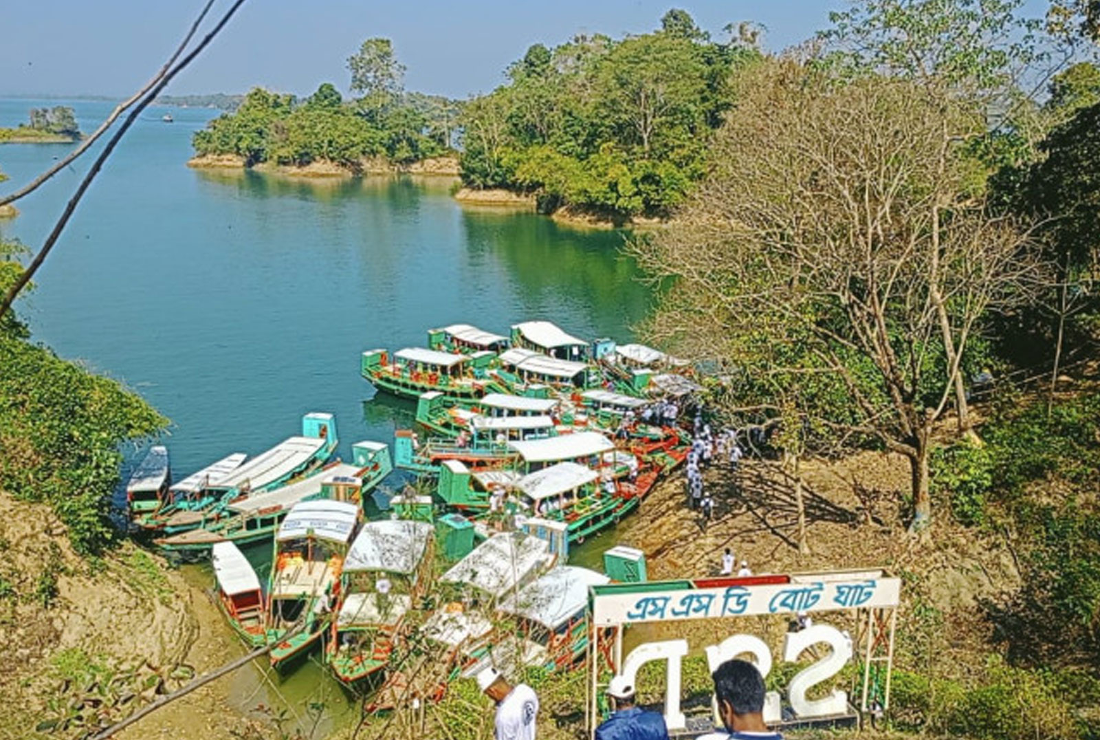 লেক, পাহাড় আর নদীর টানে কাপ্তাইয়ে পর্যটকদের ভিড়