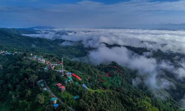 পাহাড়ি ঢলে সাজেকে আটকা ৪ শতাধিক পর্যটক