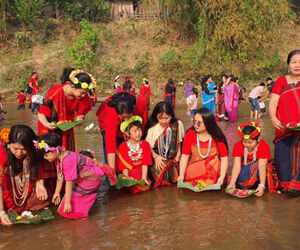 বৈসাবি ঘিরে পাহাড়ে উৎসবের আমেজ