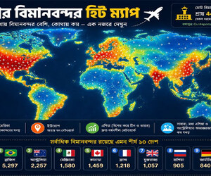 বিশ্বের ৪৪ হাজার বিমানবন্দর, কোন দেশে সবচেয়ে বেশি?