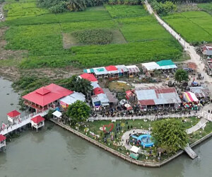 মেঘনার পাড়ে সাজু মোল্লার ঘাট, পর্যটন সম্ভাবনায় নতুন আকর্ষণ ‘পরিচ্ছন্ন প্রাঙ্গণ’